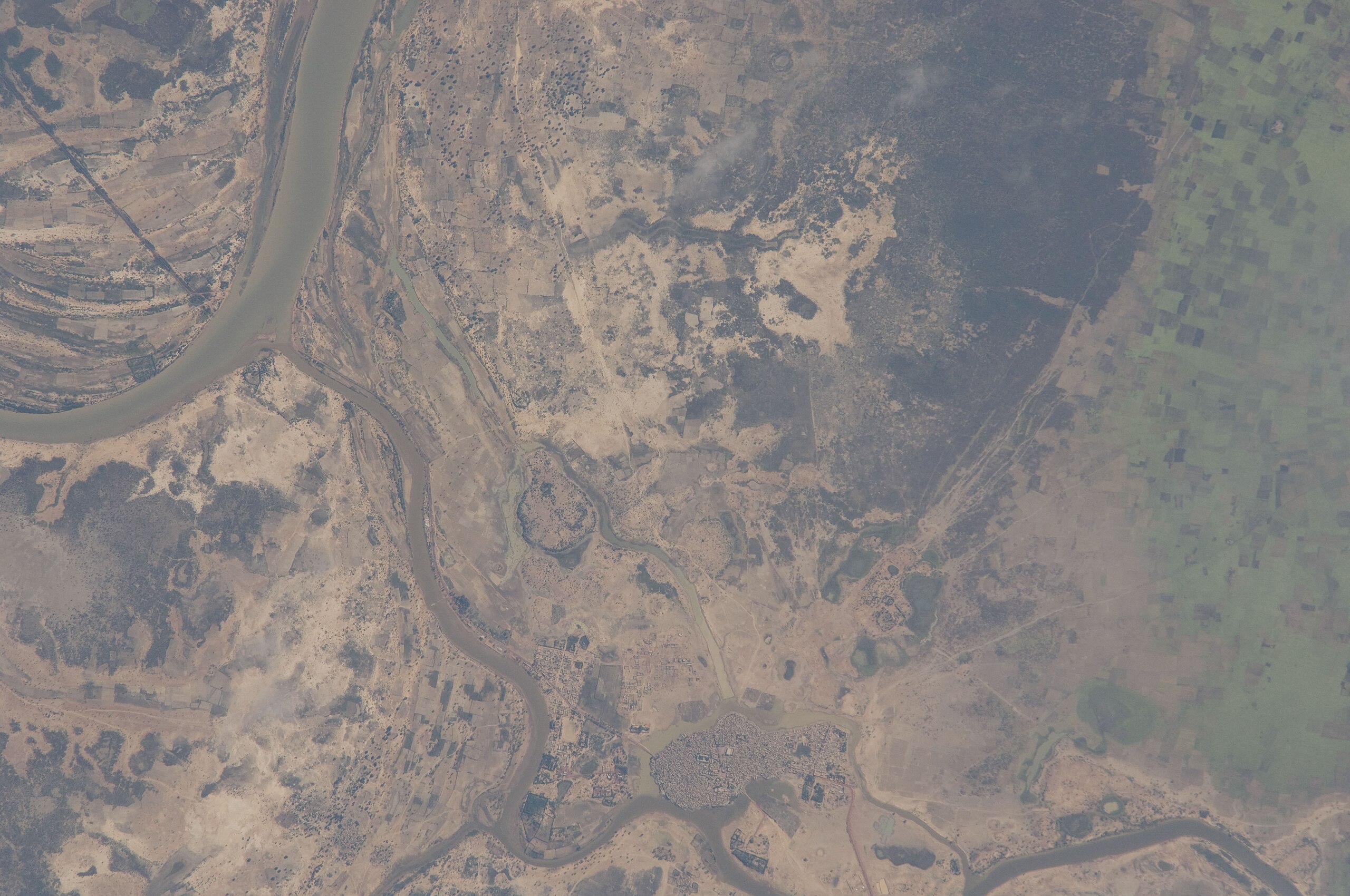 Vue du Mali prise lors de l'expédition 22 de l'ISS.  © Wikimédia Commons, domaine public