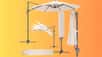 Ce parasol de jardin déporté pour un jardin et une terrasse est en promo à l'occasion des soldes d'été © Amazon