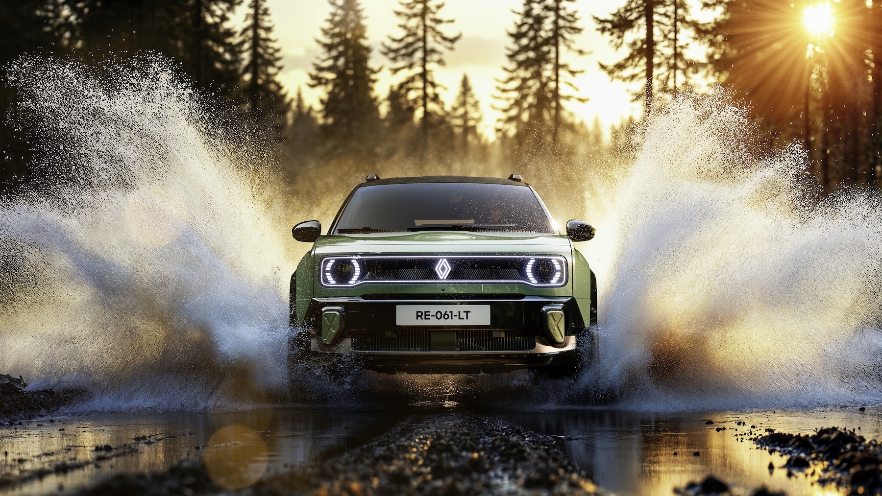 Renault dévoile le concept R4 E-Tech Savane 4x4 à Roland-Garros. © Renault