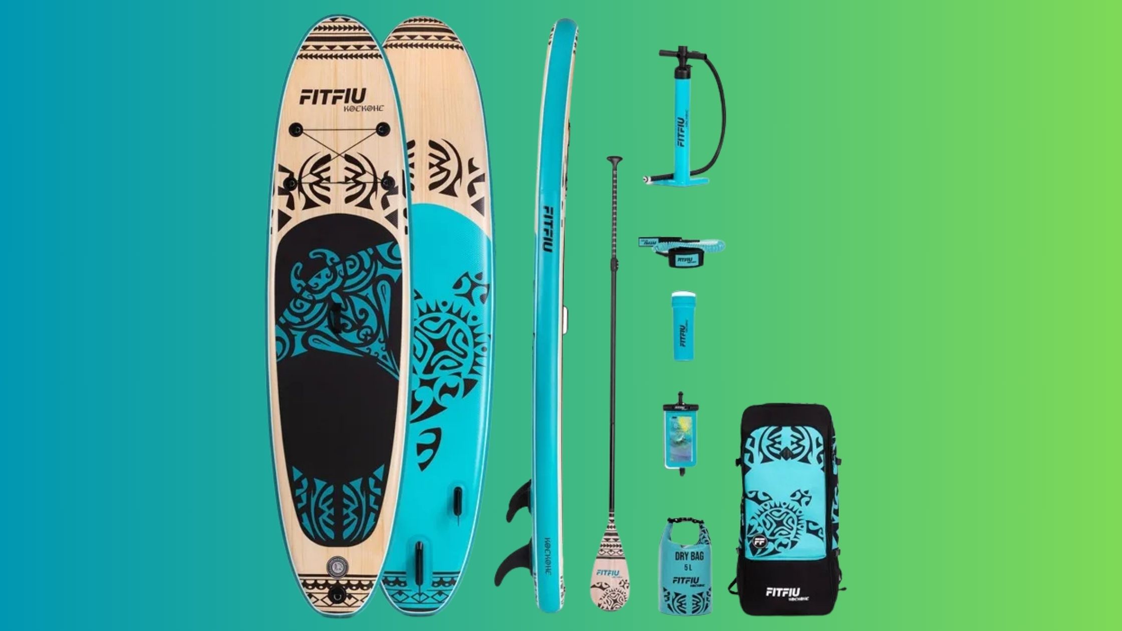 Ce stand up bon paddle gonflable est l'une des meilleures affaires de ce début de soldes d'été © Cdiscount