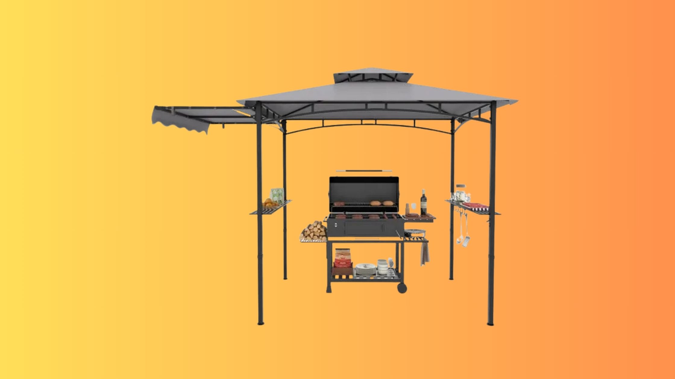 Le barbecue à charbon Georges de la marque Sweeek est proposé à moins de 70 € © Cdiscount